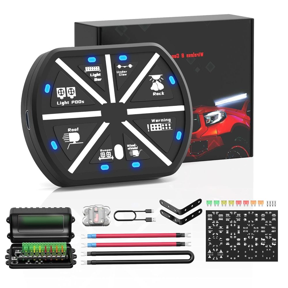 Universal Remote Control - 8갱 스위치 패널 범용 회로 제어