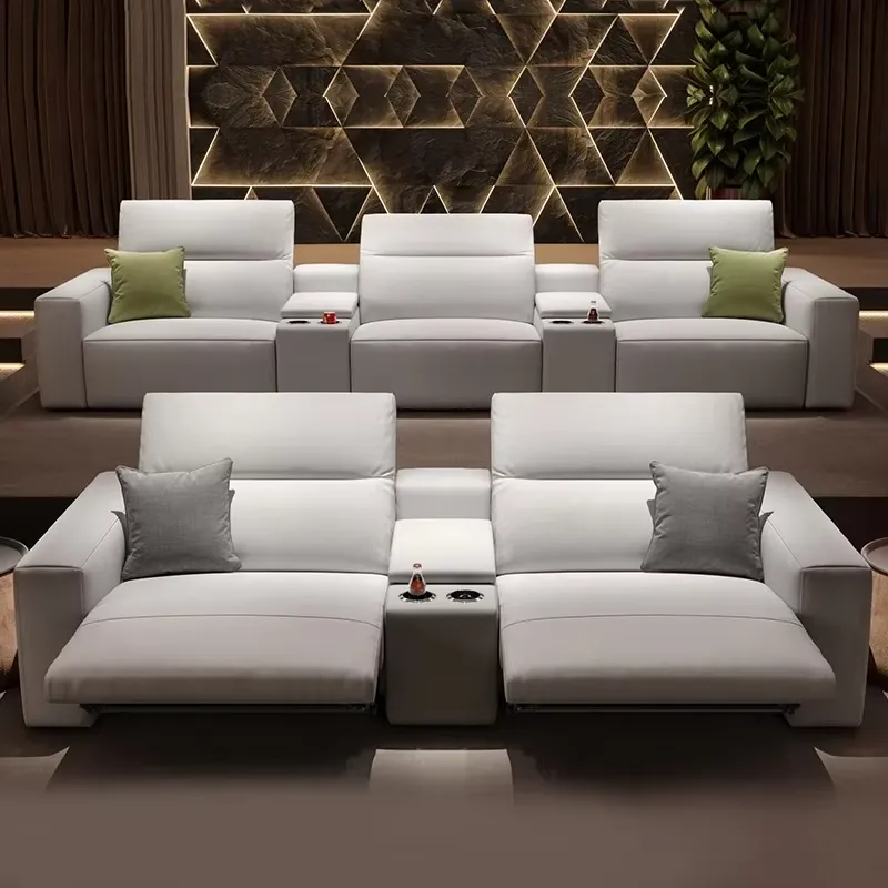 Home Cinema High End - 빌라 고급 홈시어터 섹셔널 소파 개인