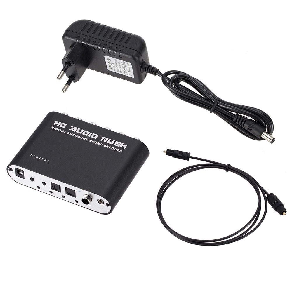 Surround Sound Decoder - 5.1CH HD 오디오 디코더 SPDIF 동축