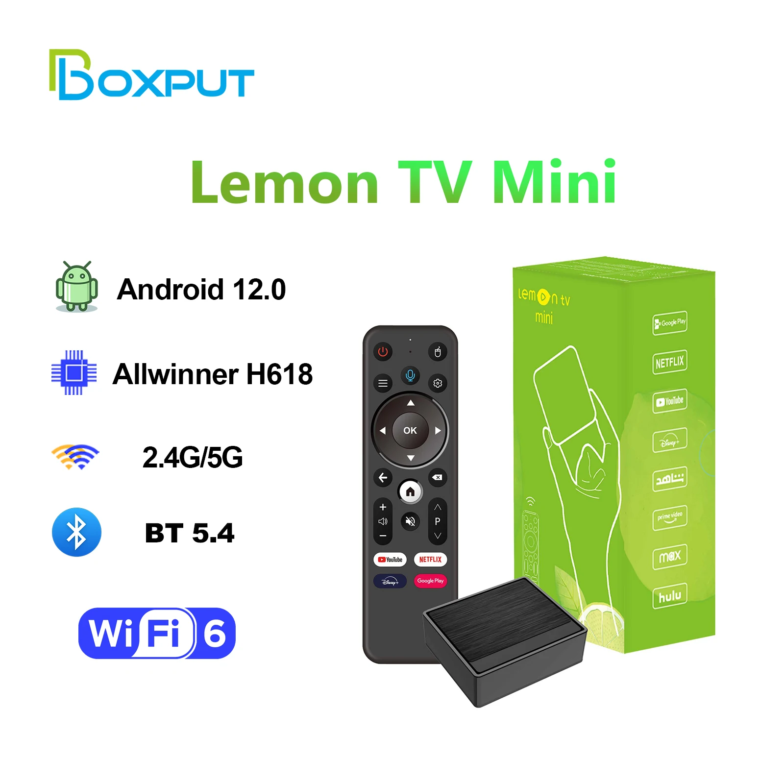 Home Cinema Youtube - BOXPUT 레몬 TV 미니 스마트 TV