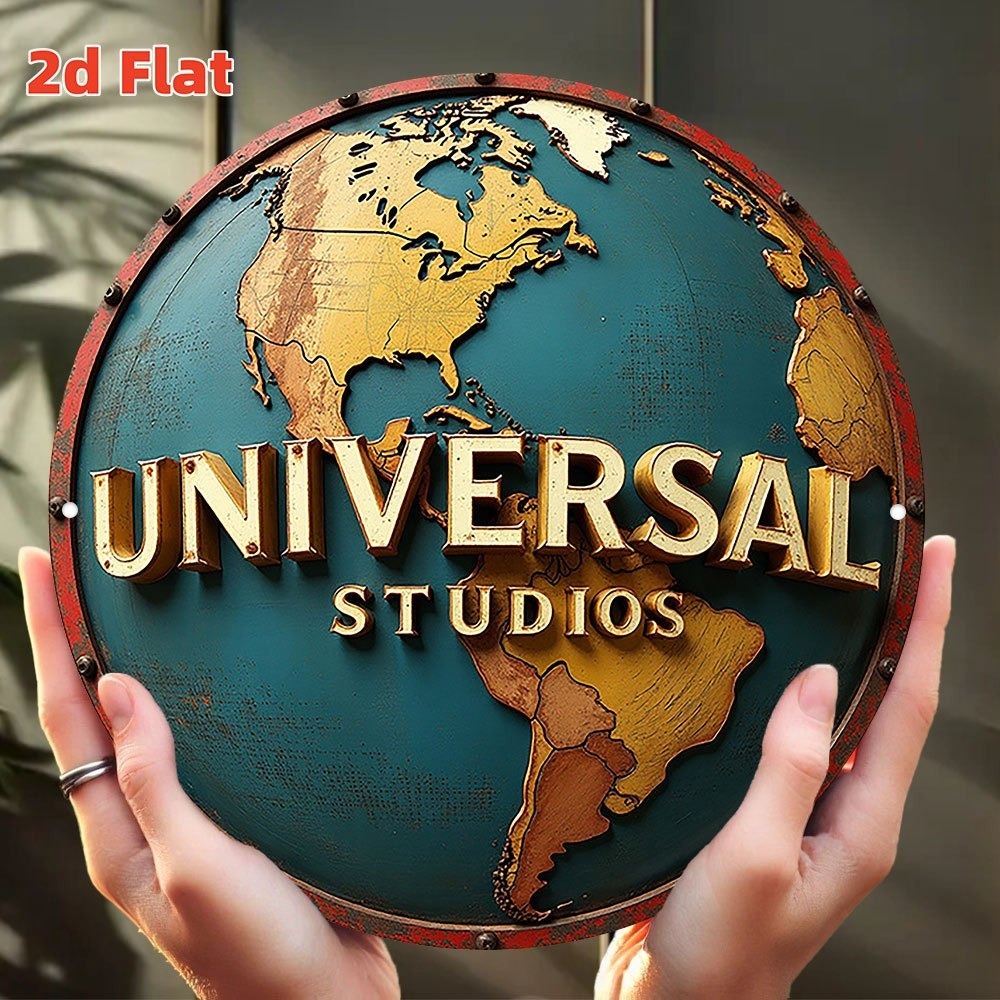Home Cinema Logo - 빈티지 할리우드 메탈 벽 장식 스튜디오
