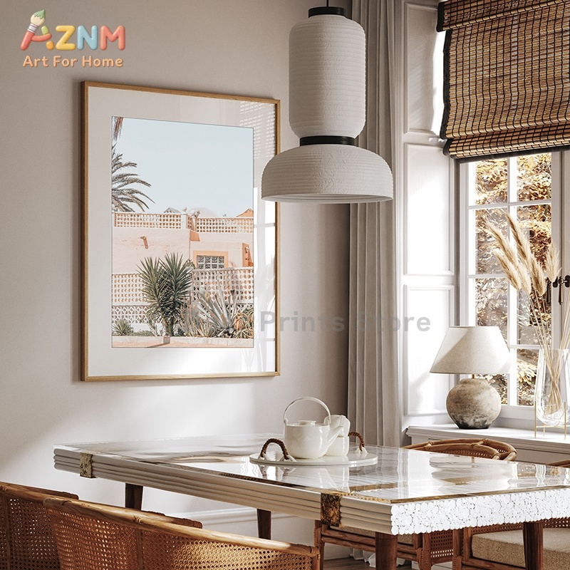 AZNM 보헤미안 멕시코 시티 풍경 캔버스 벽 예술 중 - Home Cinema Wall 리뷰 및 가격