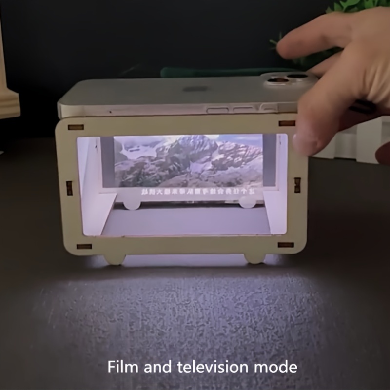 DIY 3D 홀로그램 휴대폰 프로젝터 미니 홈 시네마  - Home Cinema Experience 리뷰 및 가격