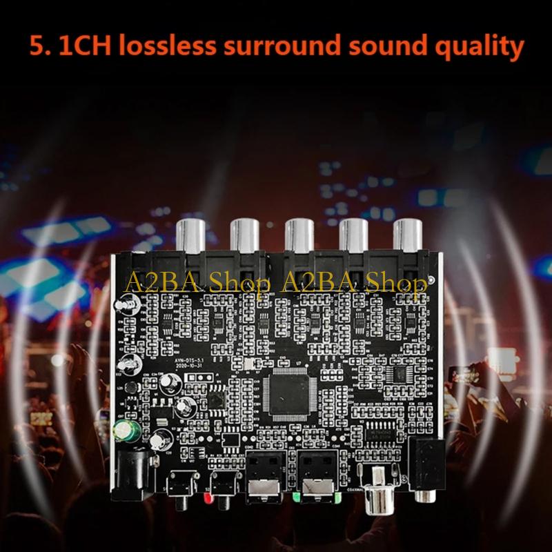 5.1 출력을 위한 시각적 동축 및 스테레오 입력 기능 - Surround Sound Decoder 리뷰 및 가격