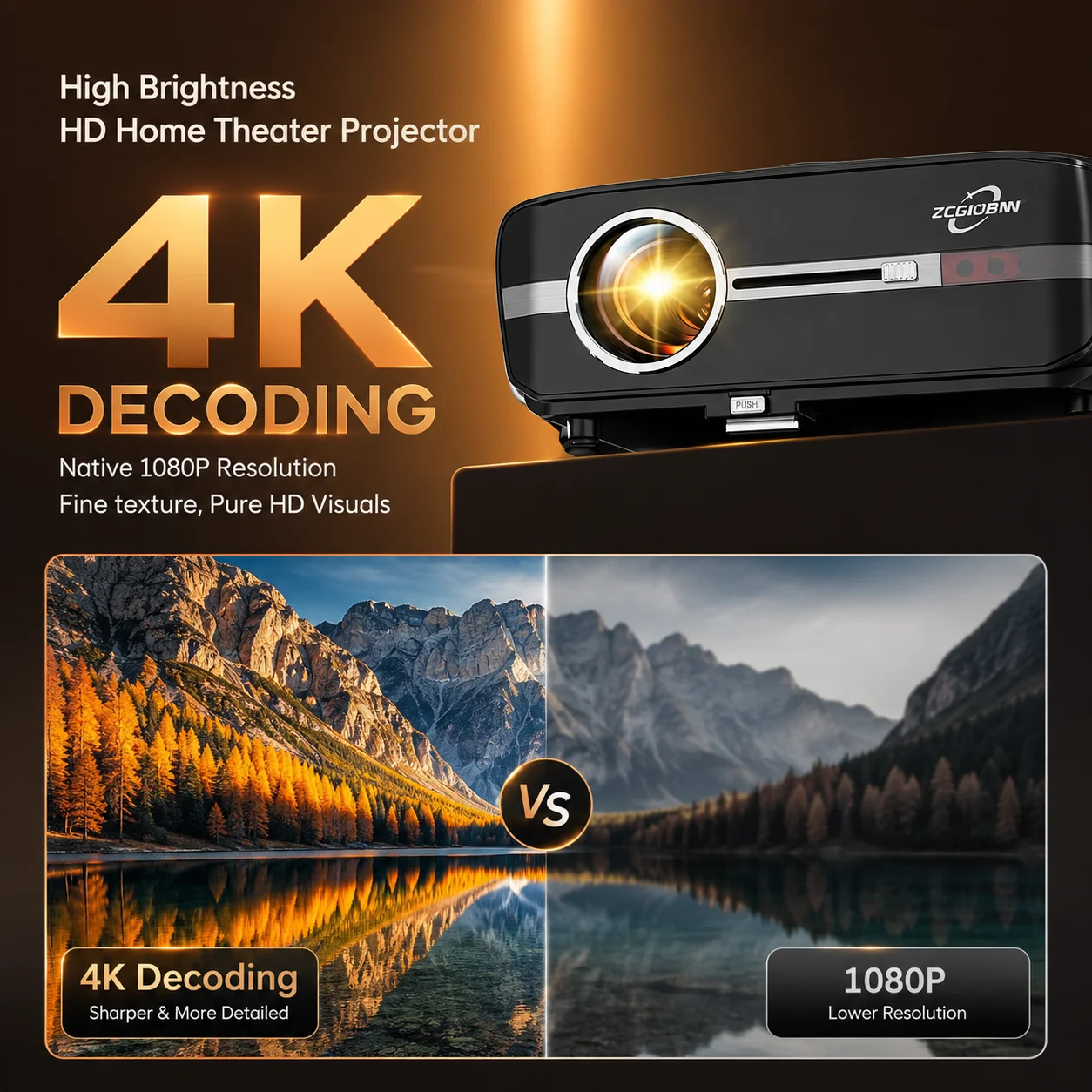공식 구글 TV 4K 프로젝터 4200ANSI 넷플릭스 - Home Cinema Entertainment 리뷰 및 가격