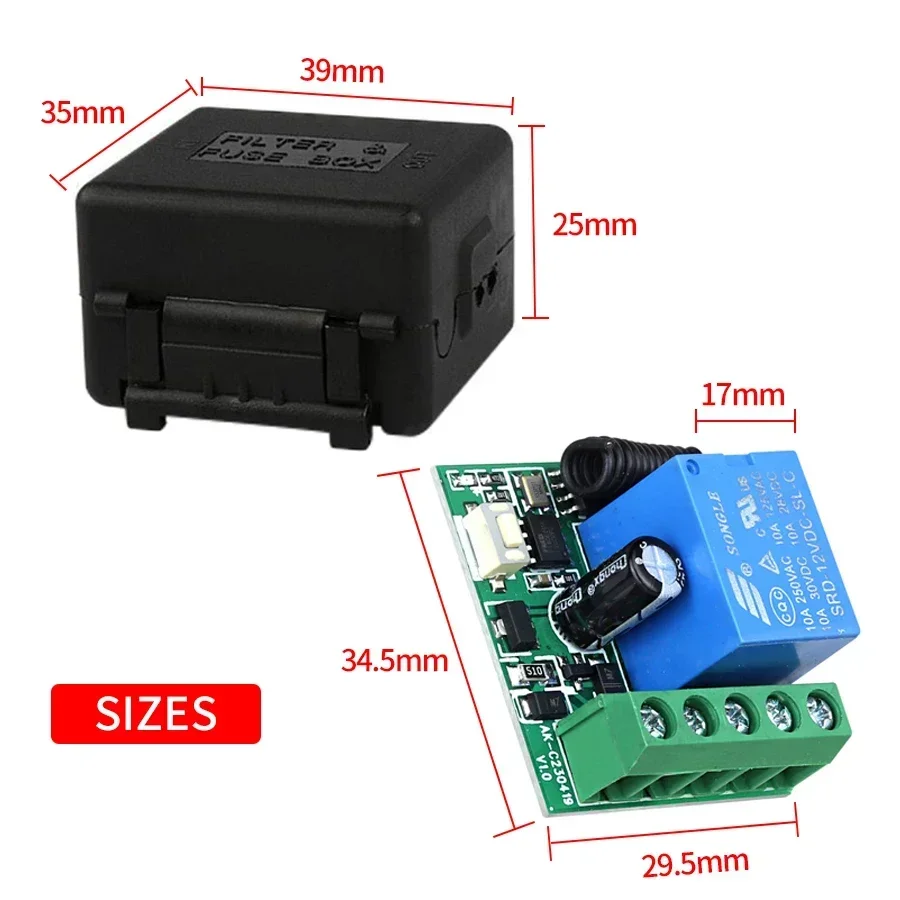 DC 12V 리모컨 스마트 스위치 범용 RF 433MH - Universal Remote Control 리뷰 및 가격
