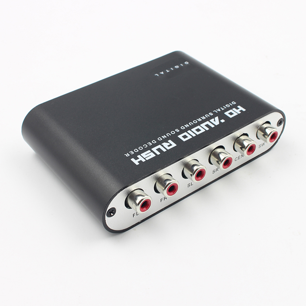 5.1CH HD 오디오 디코더 SPDIF 동축 RCA  - Surround Sound Decoder 리뷰 및 가격