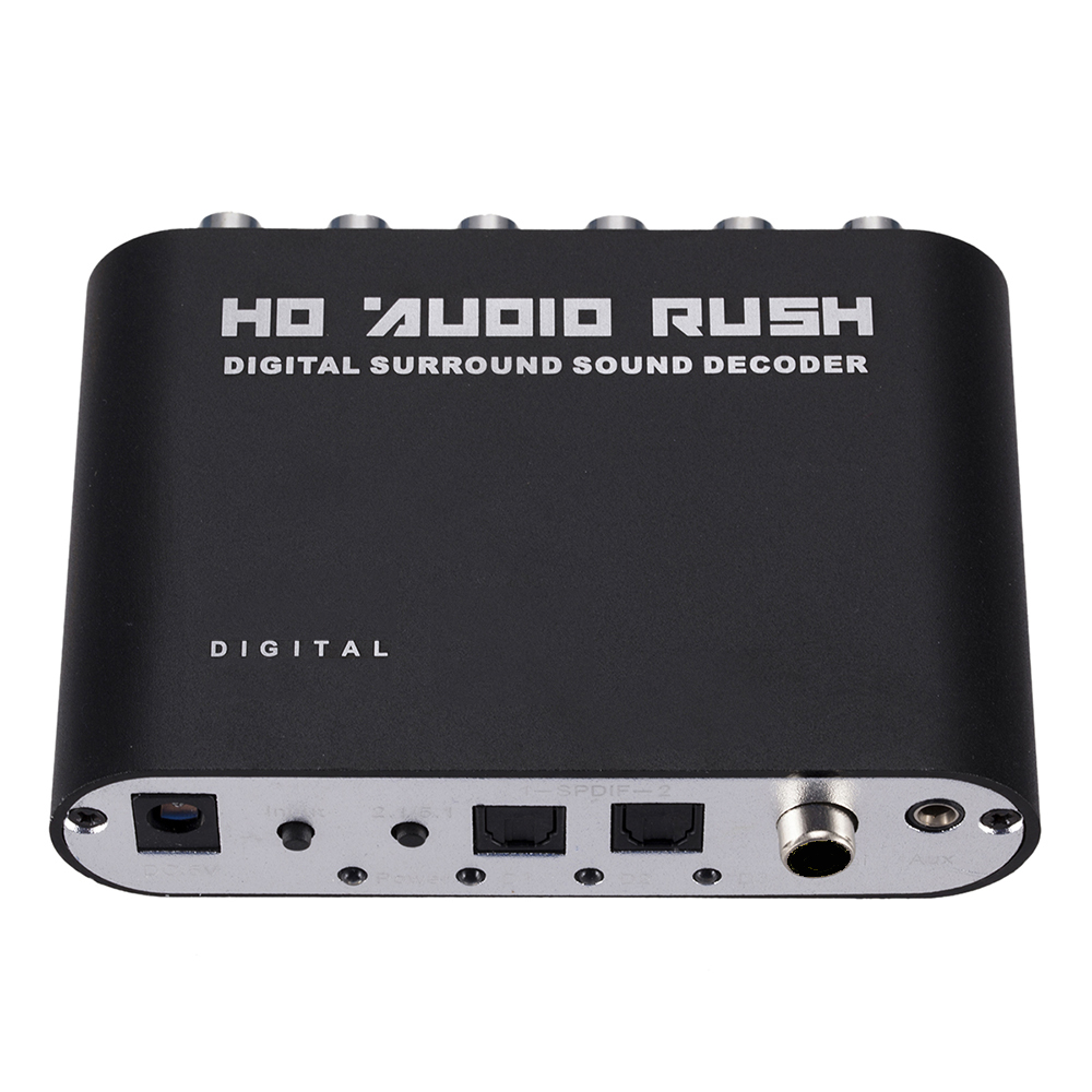 5.1CH HD 오디오 디코더 SPDIF 동축 RCA  - Surround Sound Decoder 리뷰 및 가격