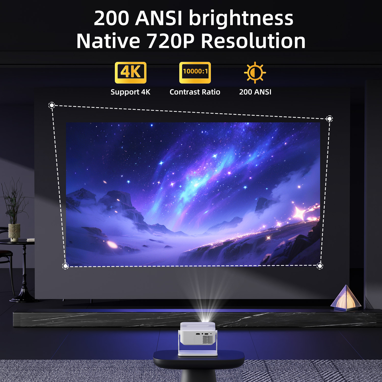 Xnano 프로젝터 HA109 4K 안드로이드 11 듀 - Home Cinema Entertainment 리뷰 및 가격