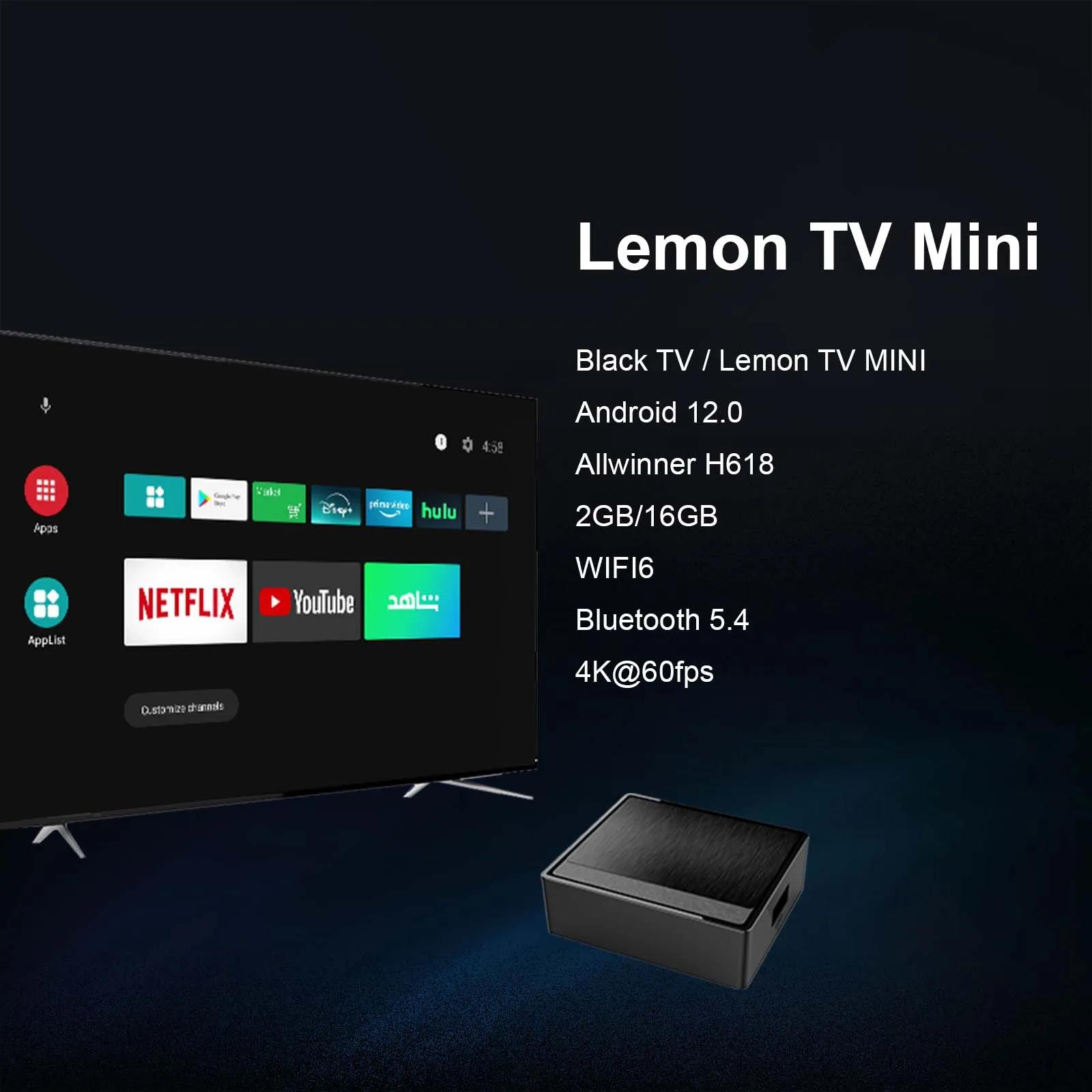 BOXPUT 레몬 TV 미니 스마트 TV 박스 안드로이 - Home Cinema Youtube 리뷰 및 가격